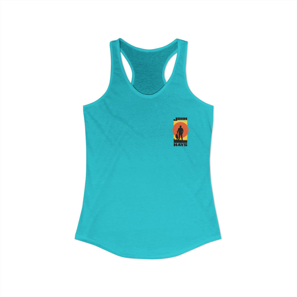 Women's Ideal Racerback Tank: John Hays