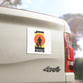 John Hays Guitar Silhouette Car Magnet