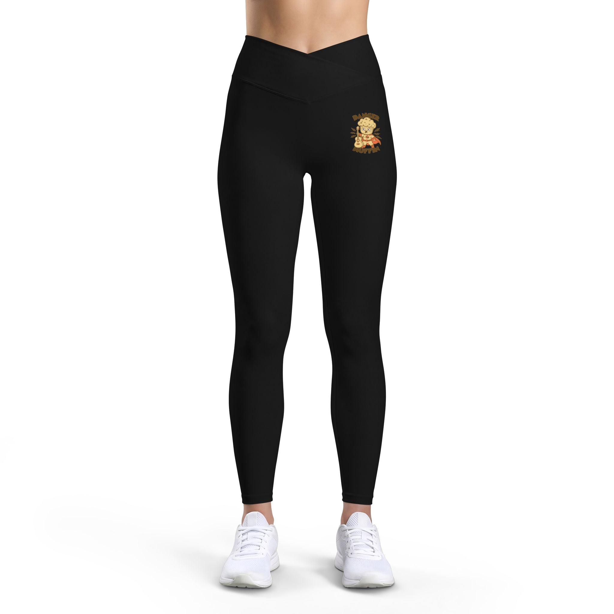 Yoga Leggings with Golden Muffin