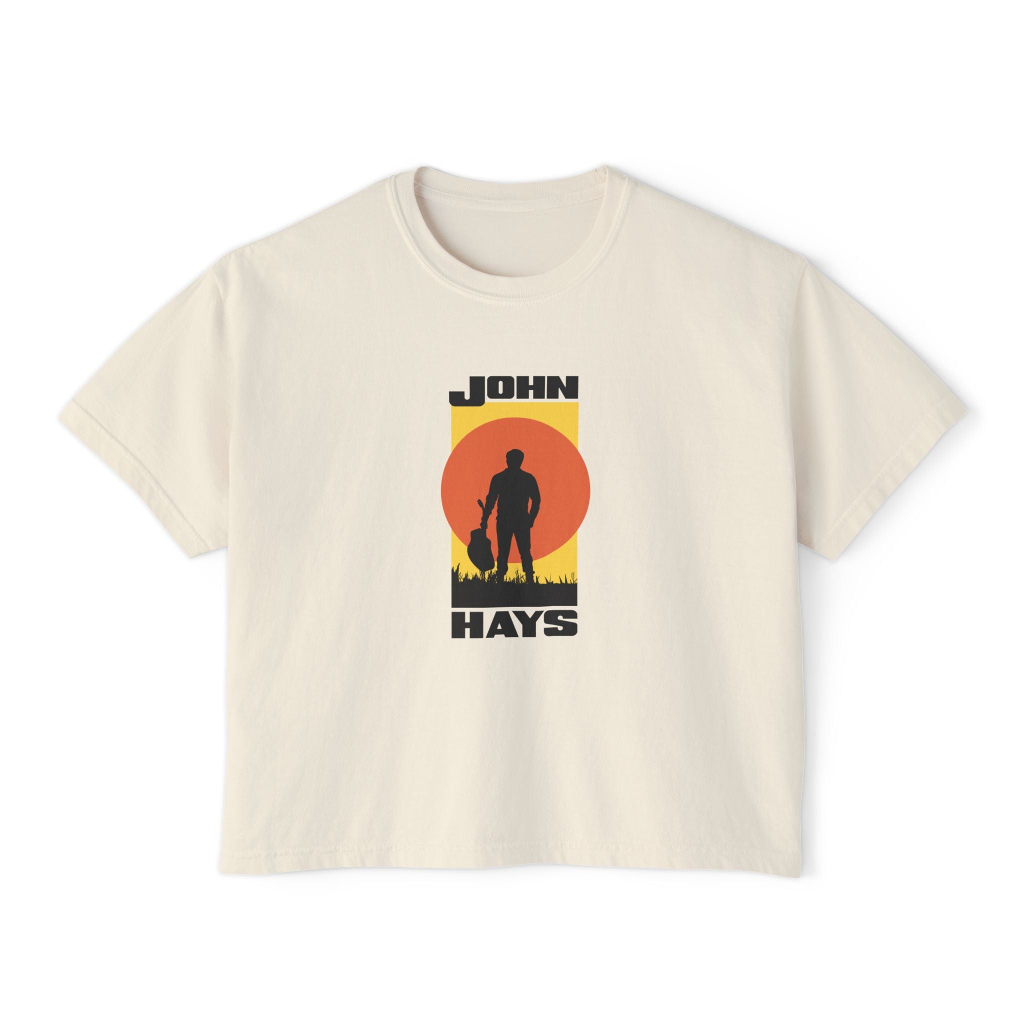 John Hays Sunset Silhouette Women's Boxy Tee