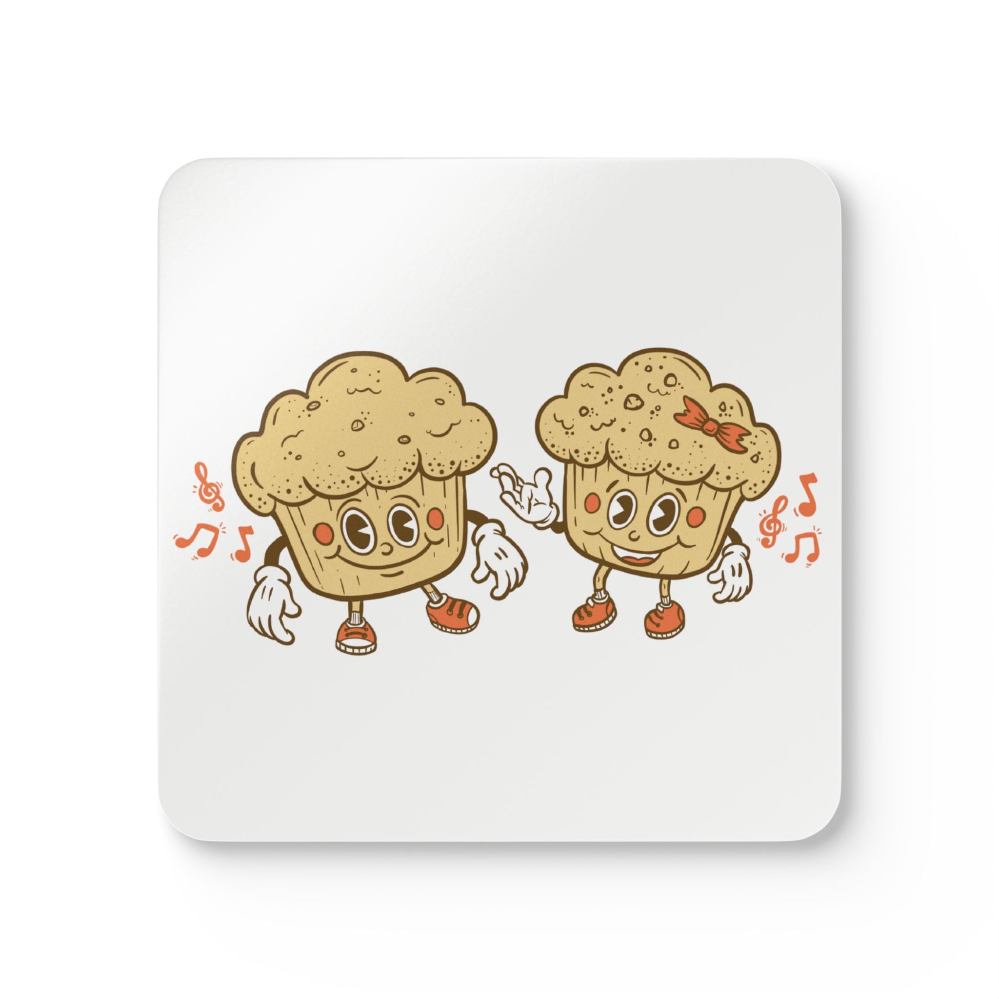 Muffins Cork Coaster Set
