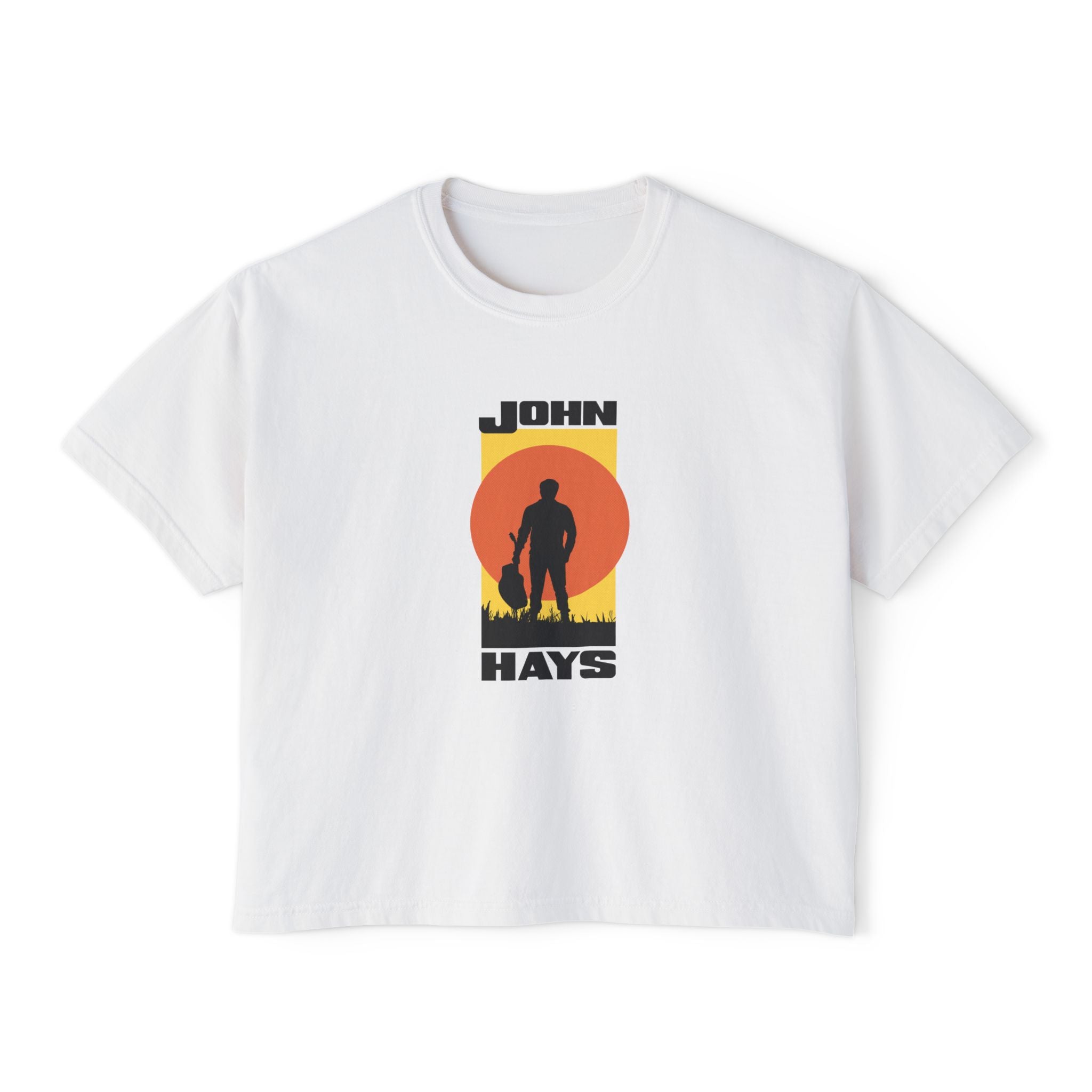 John Hays Sunset Silhouette Women's Boxy Tee