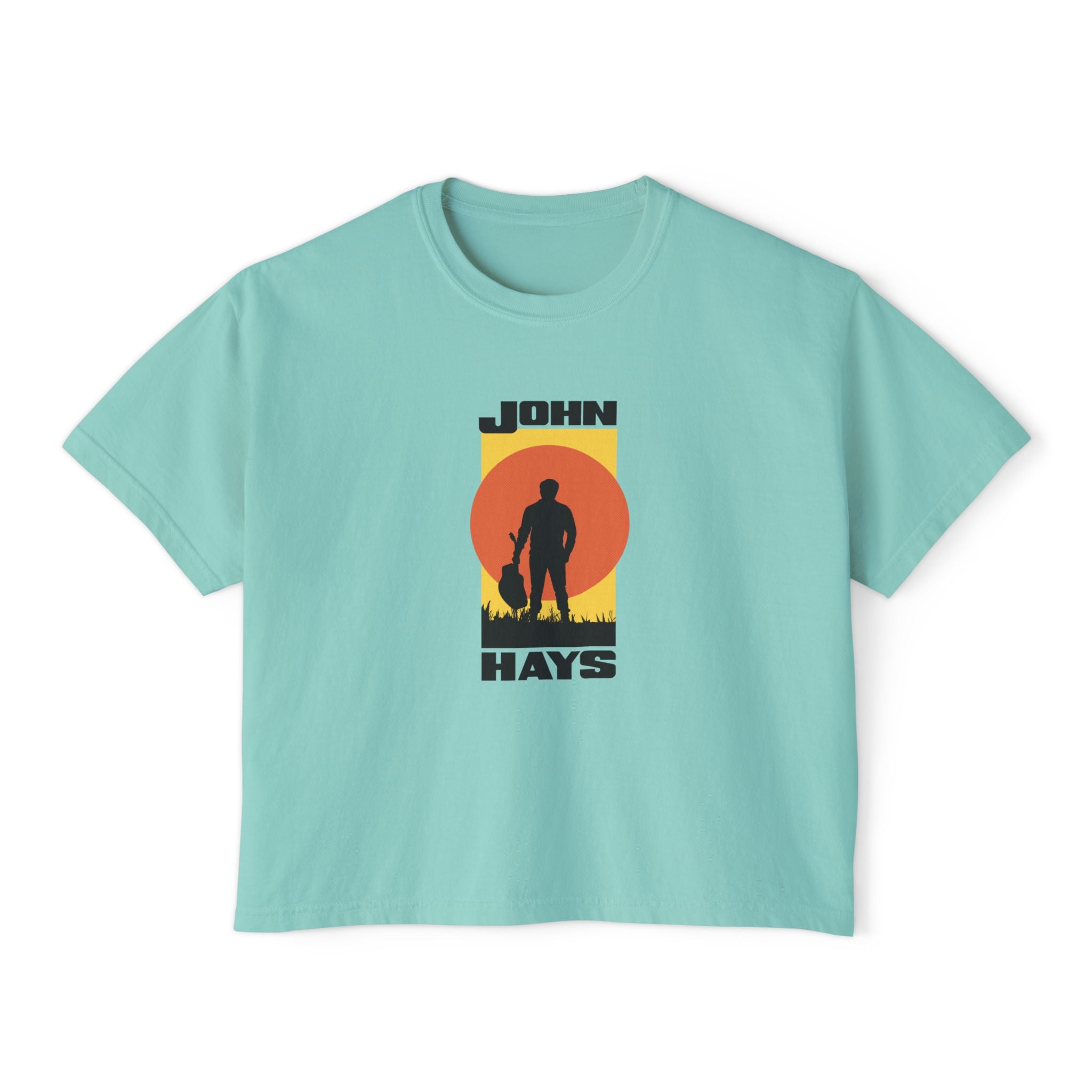 John Hays Sunset Silhouette Women's Boxy Tee