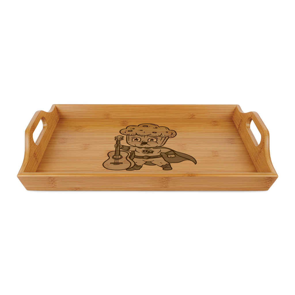 Engraved Bamboo Serving Tray