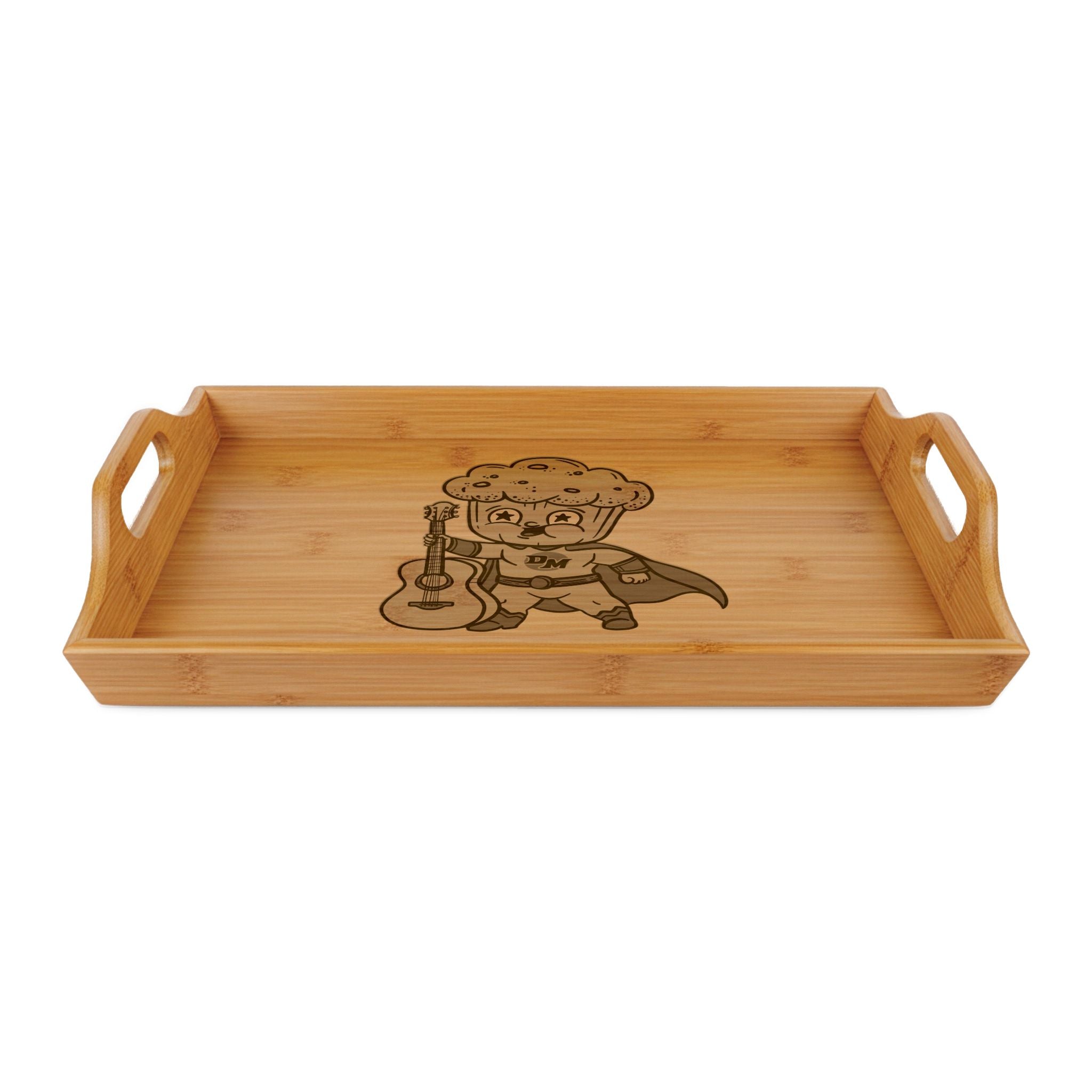 Engraved Bamboo Serving Tray