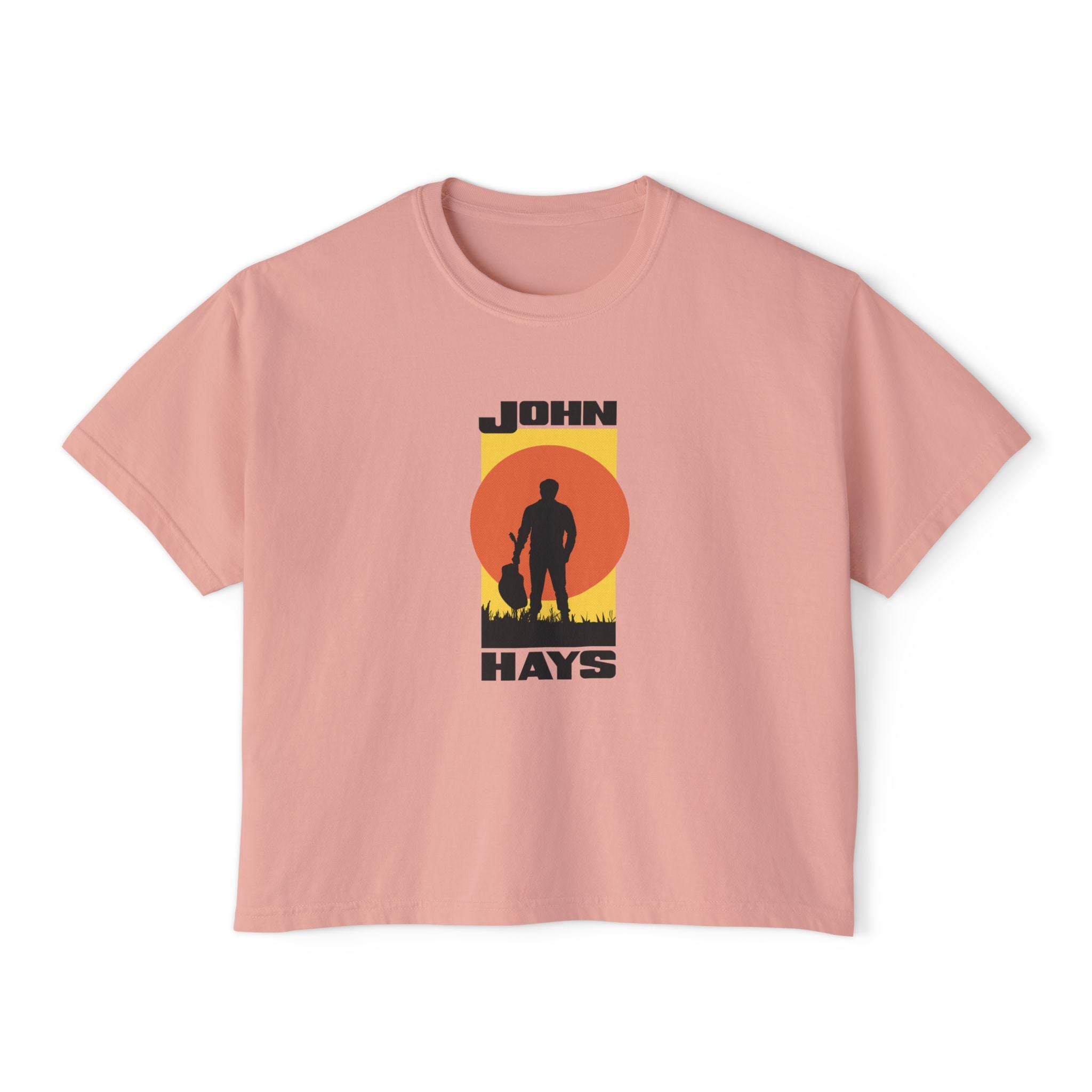 John Hays Sunset Silhouette Women's Boxy Tee