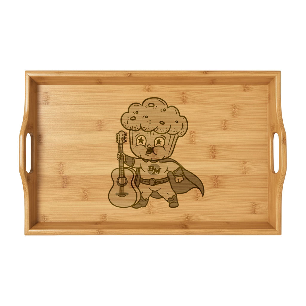 Engraved Bamboo Serving Tray