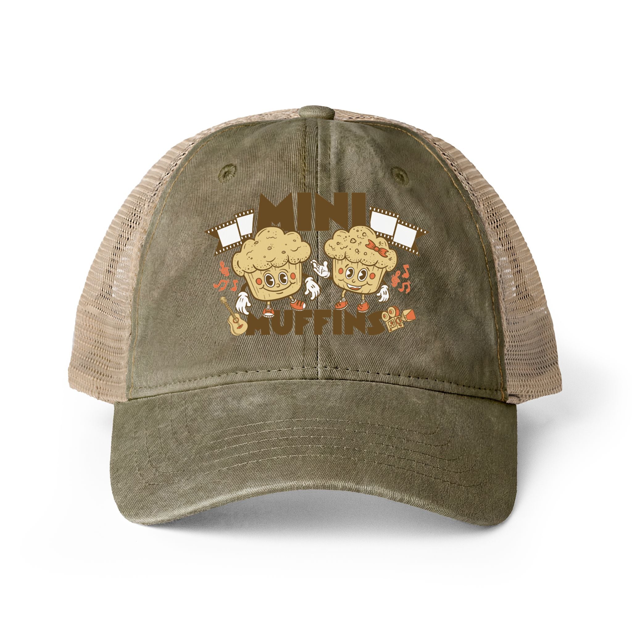 Women's Washed Mesh-Back Cap