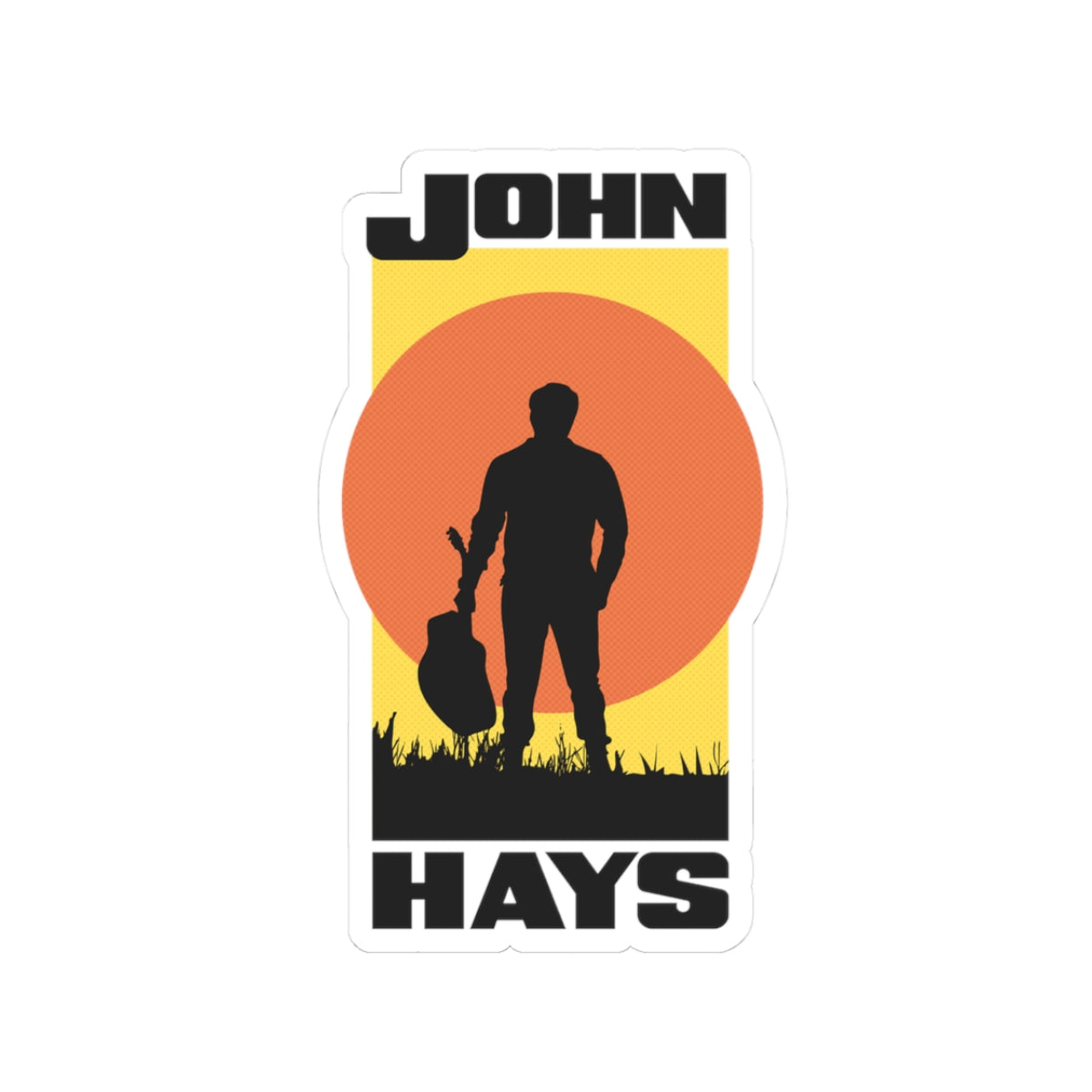 John Hays Silhouette Sticker