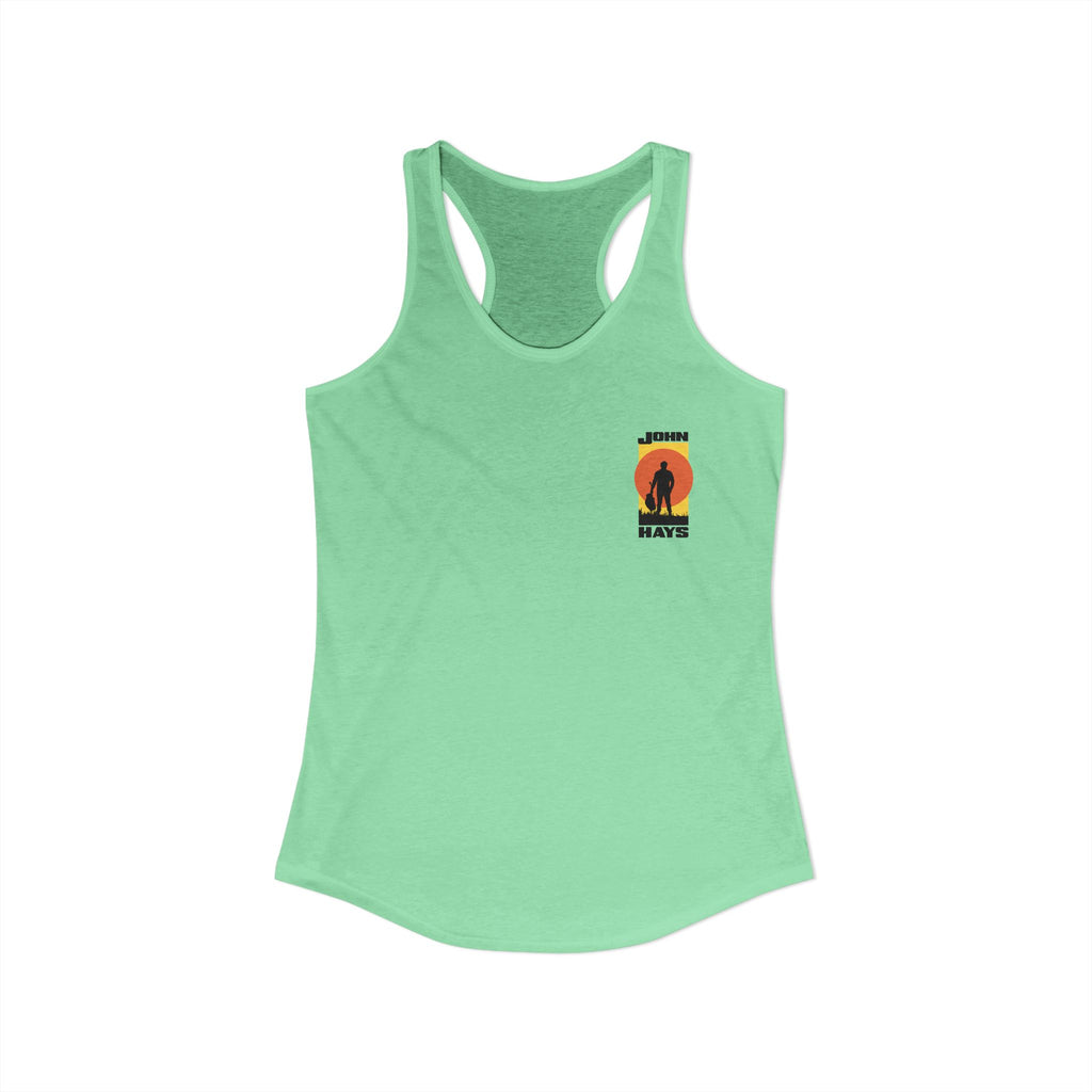 Women's Ideal Racerback Tank: John Hays