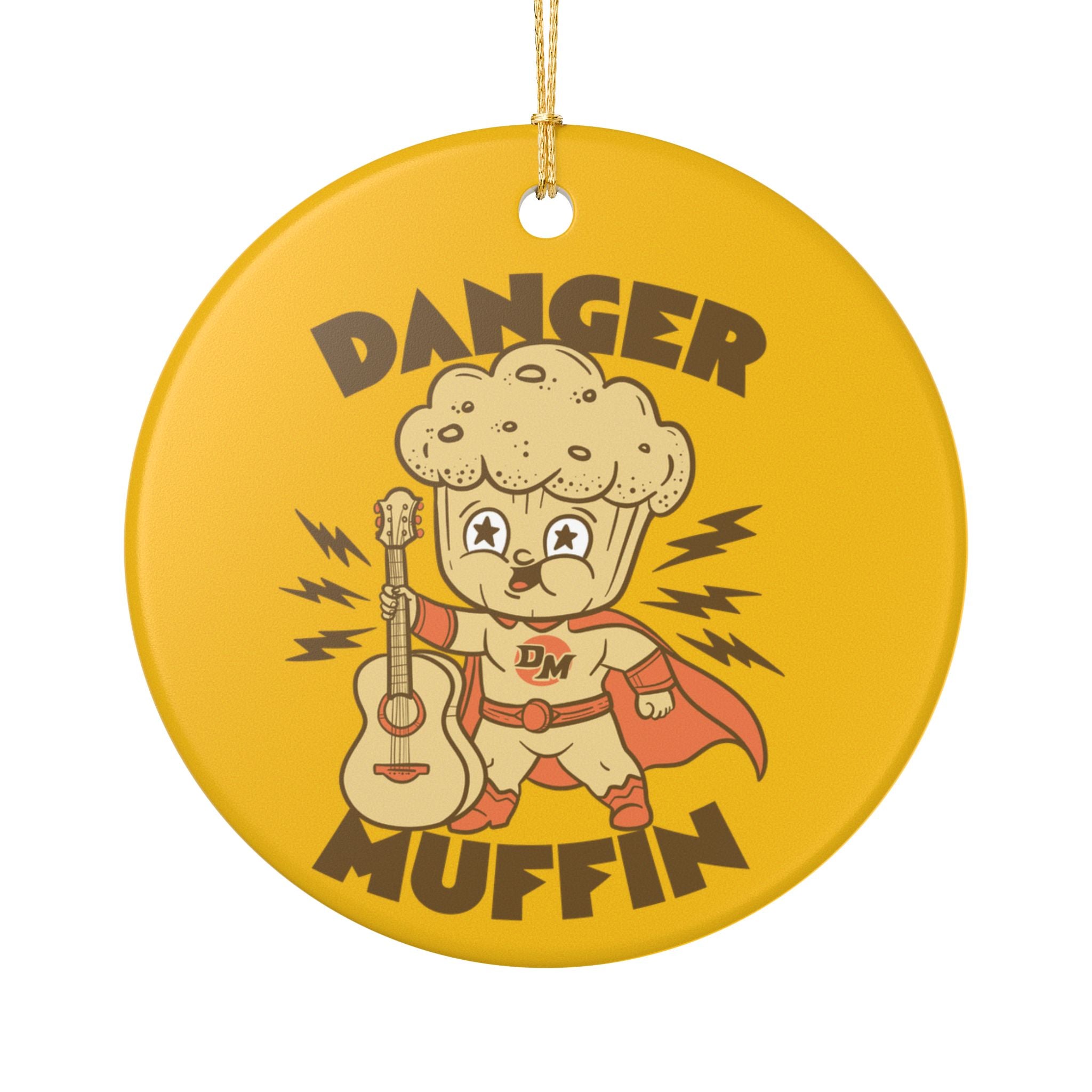 Danger Muffin Ceramic Ornament