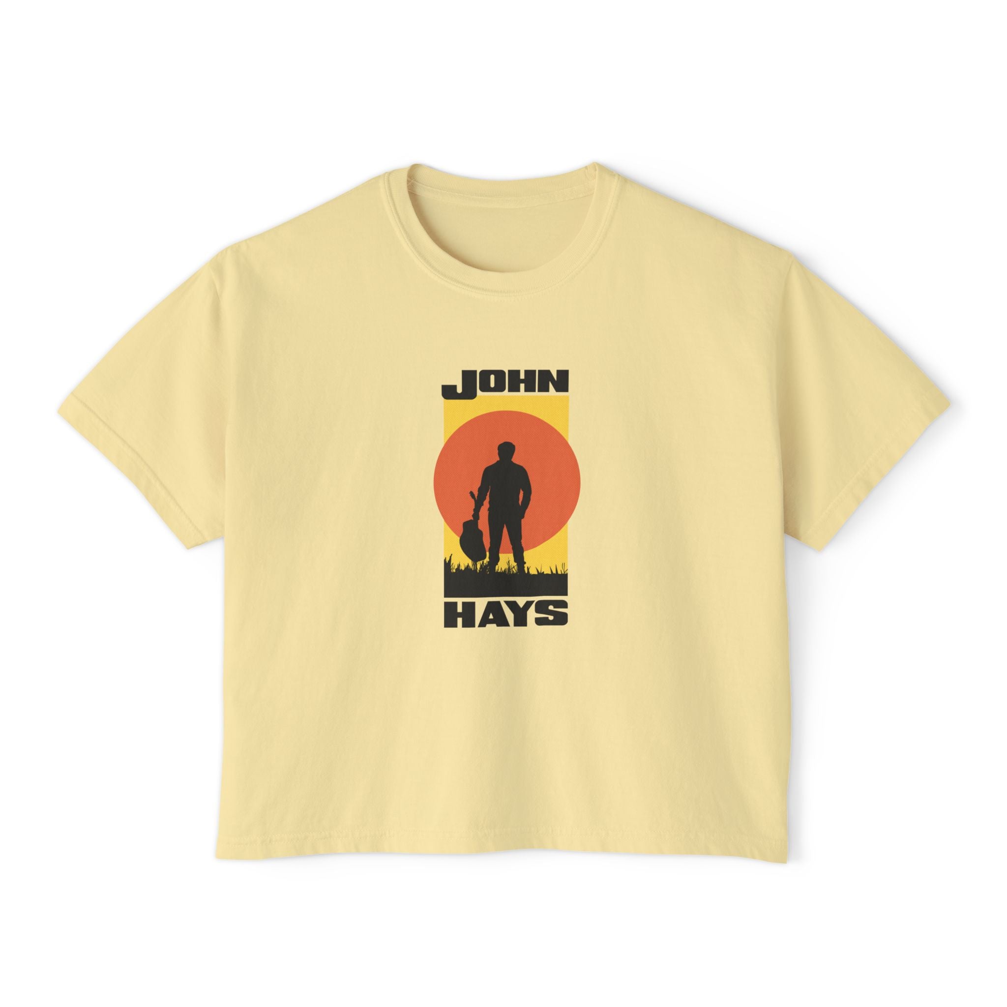 John Hays Sunset Silhouette Women's Boxy Tee