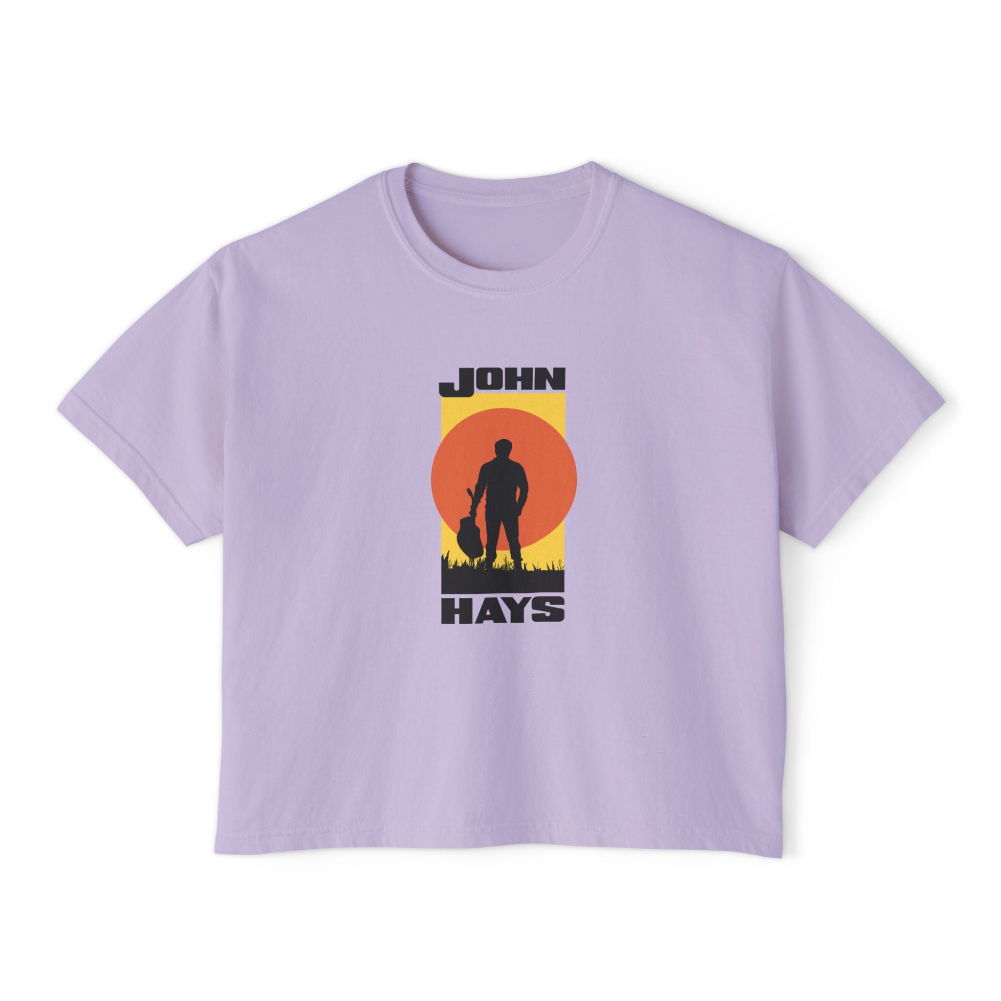 John Hays Sunset Silhouette Women's Boxy Tee